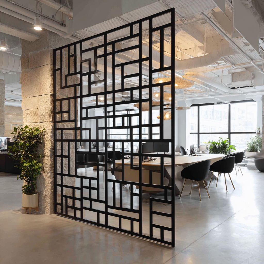 7 ideias com divisórias de ambientes em metal para te inspirar!