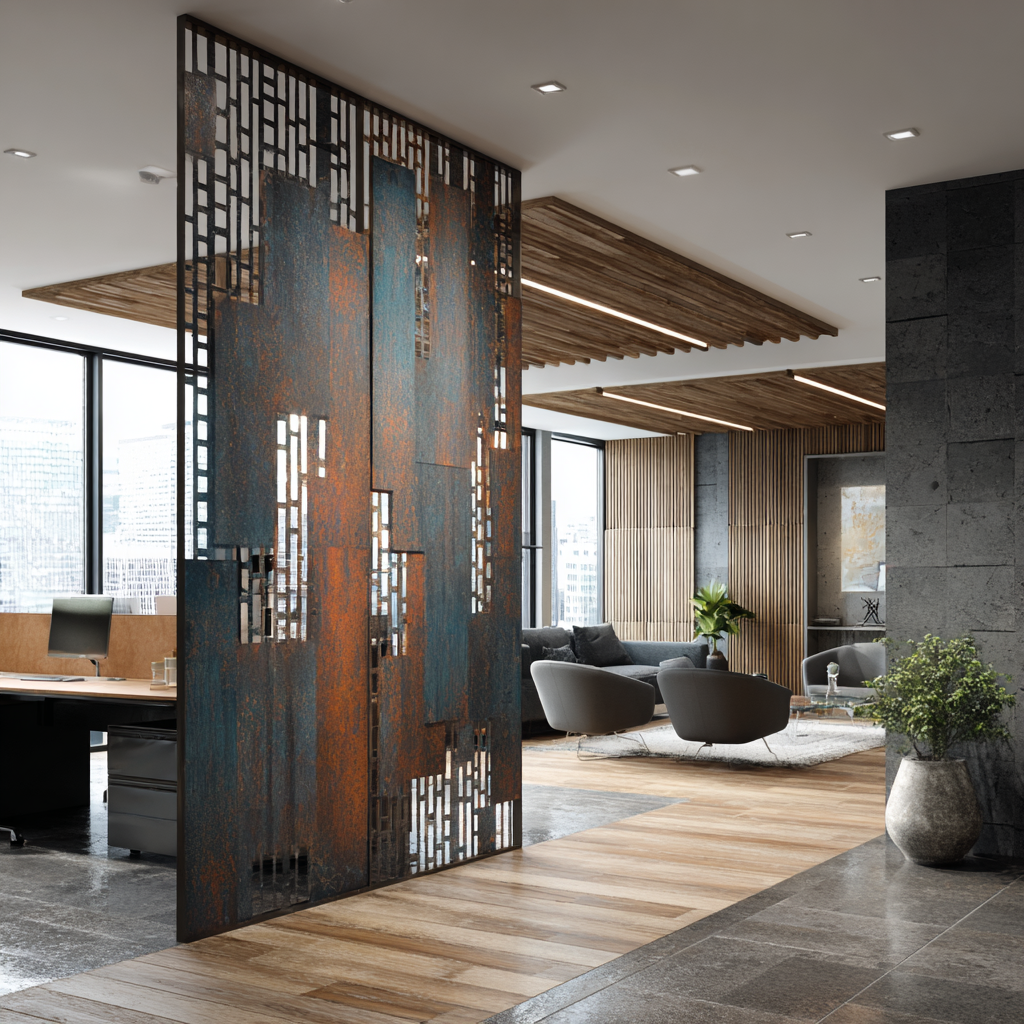 7 ideias com divisórias de ambientes em metal para te inspirar!