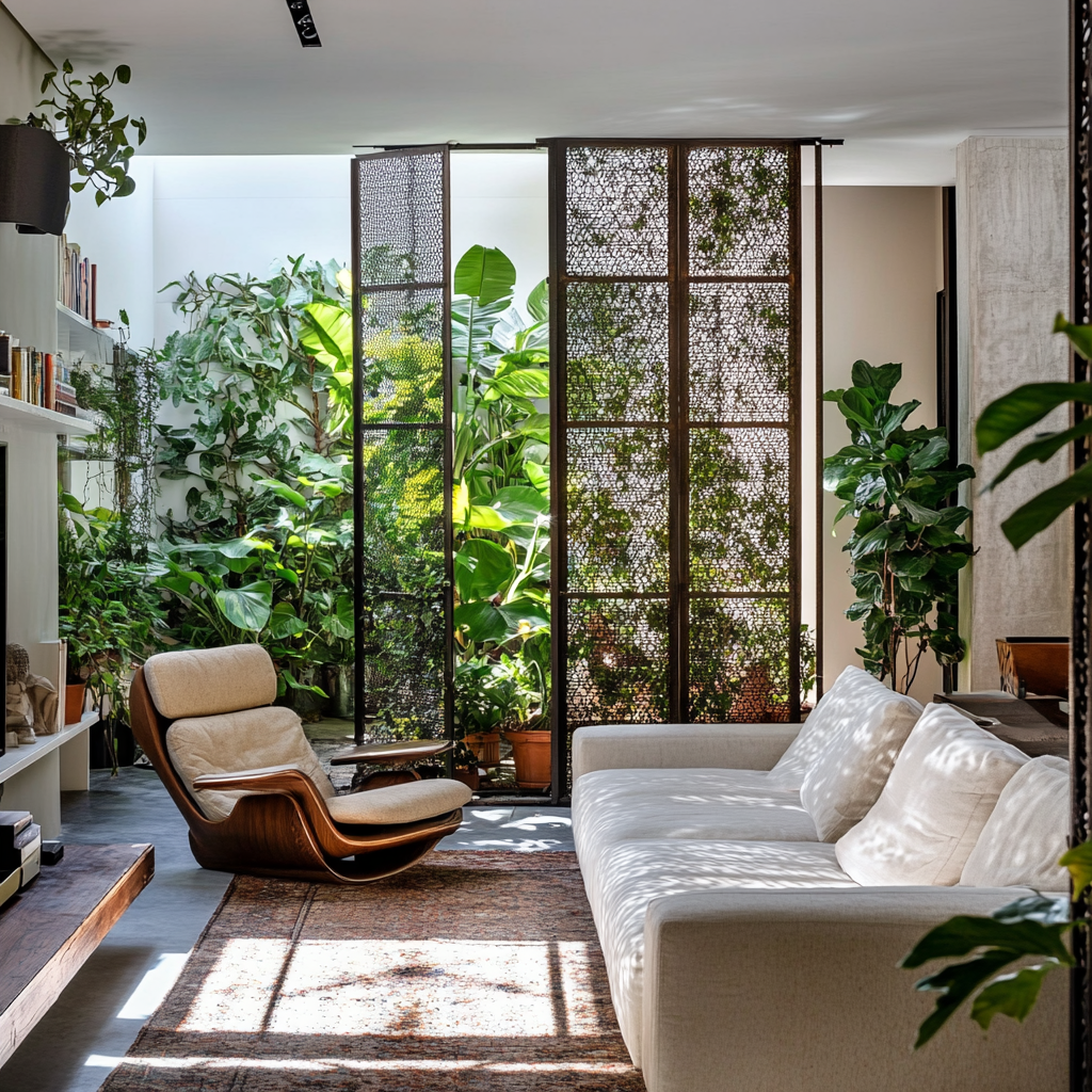 A beleza do metal: como usar biombos na decoração 1 A beleza do metal: como usar biombos na decoração