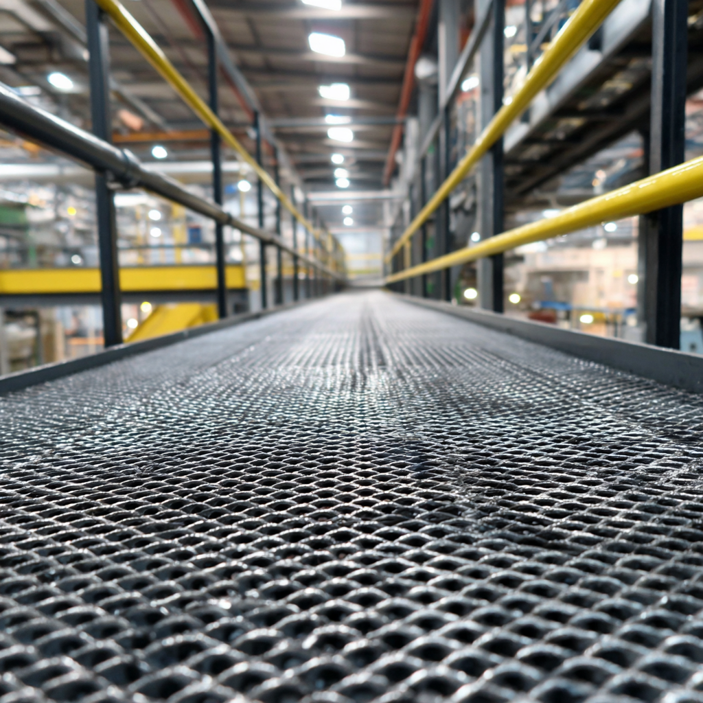 Por que usar uma chapa expandida para passarelas