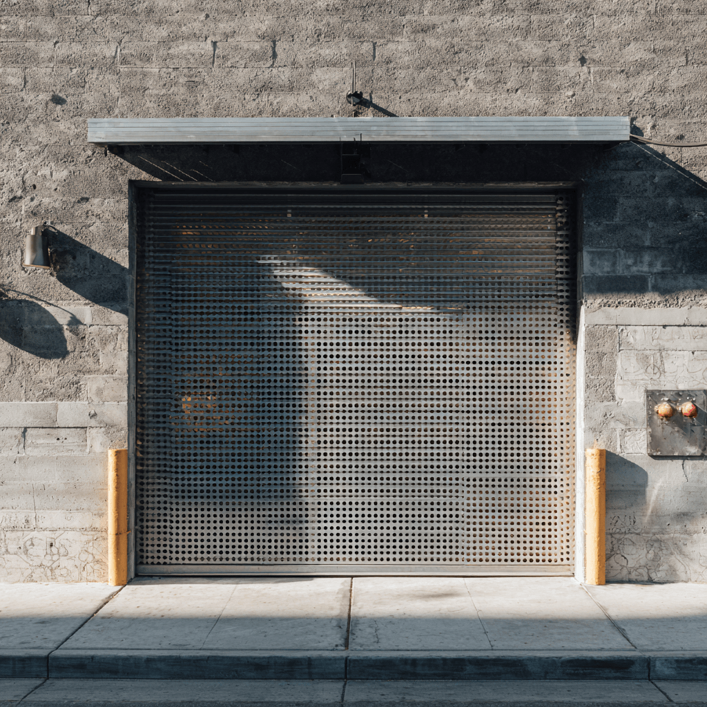 Chapa perfurada para porta de enrolar: veja como escolher