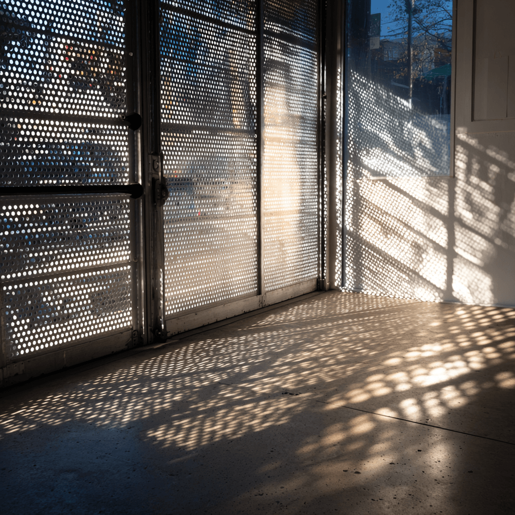 Chapa perfurada para porta de enrolar: veja como escolher