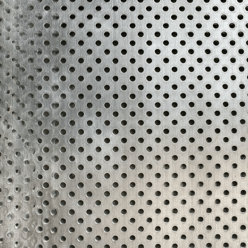 chapa galvanizada perfurada